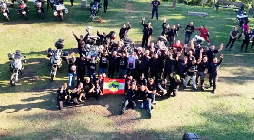 1° Encontro do Clube Transalp SC reúne cerca de 70 motos e mais de 120 pessoas