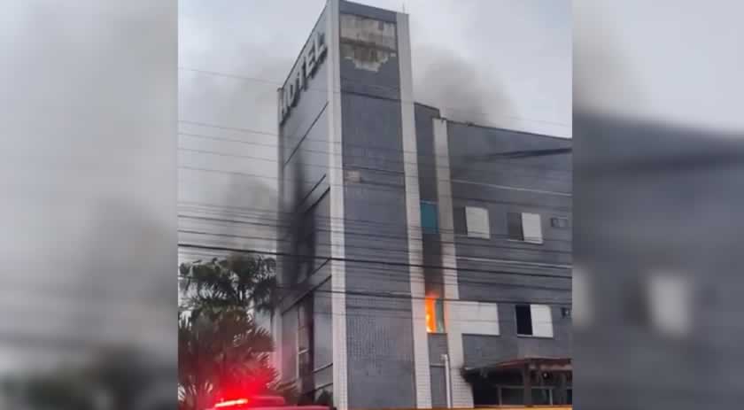 Morre no hospital uma das vítimas do incêndio em hotel