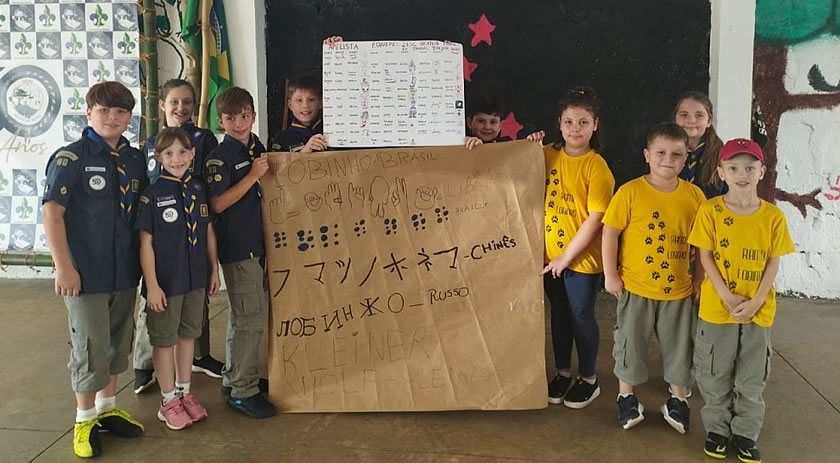 Fim de semana de atividades escoteiras