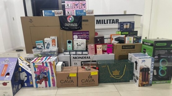 Fiscalização de trânsito no Oeste de SC apreende mercadorias ilegais