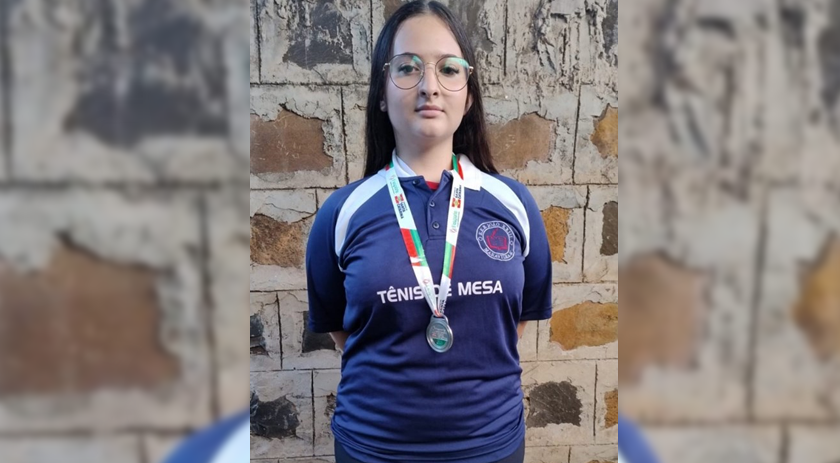 Mesatenista de Maravilha, Ana Julia Petry, conquista vaga na seletiva dos Jogos Escolares