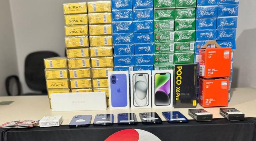 Polícia Militar registra caso de contrabando em terminal rodoviário