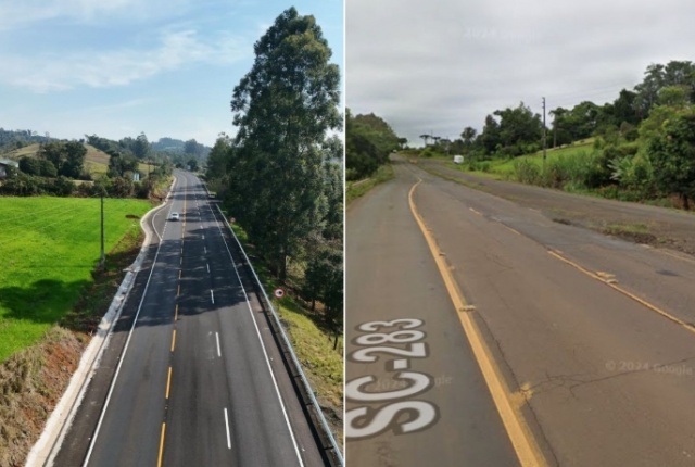 SC-283 é revitalizada após 40 anos e recebe investimento de R$ 86 milhões no Oeste de SC