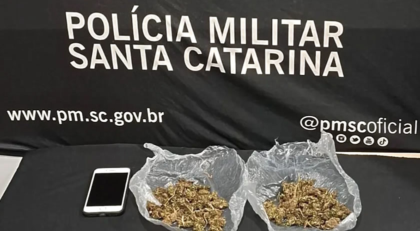 PM prende homem por tráfico de drogas