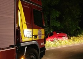 Condutor de automóvel fica ferido em acidente no interior