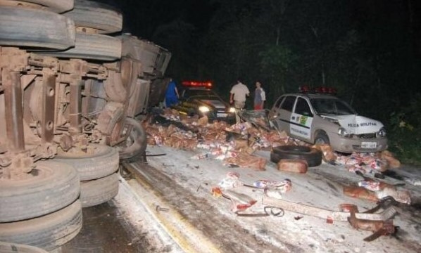 Um dos maiores acidentes rodoviários do Oeste de SC: Tragédia na BR-282 completa 17 anos
