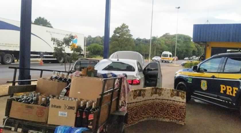 PRF apreende 200 litros de bebidas falsificadas no RS