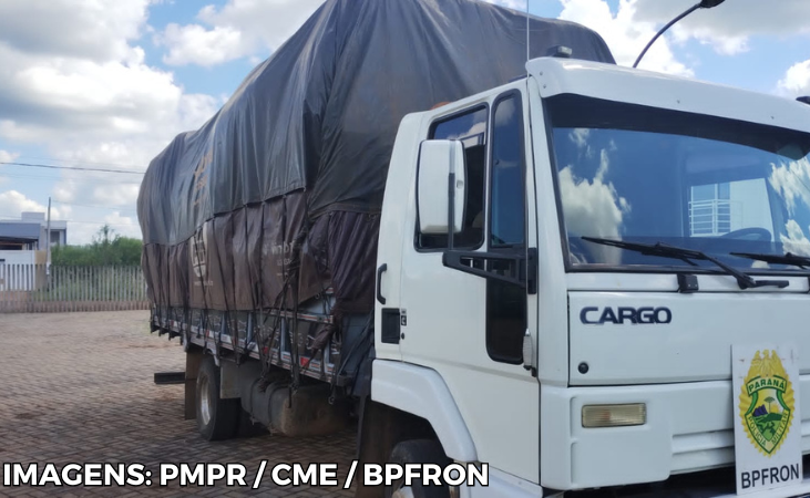 Caminhões da região são apreendidos carregados de fumo no Paraná