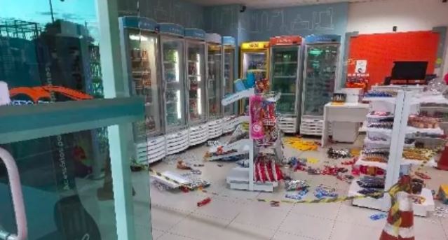 Briga por ‘acerto de contas’ destrói loja de conveniência no Oeste de SC