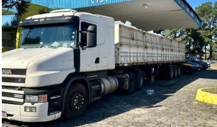 Carreta com donativos ao RS transportava mais de 4 toneladas de maconha