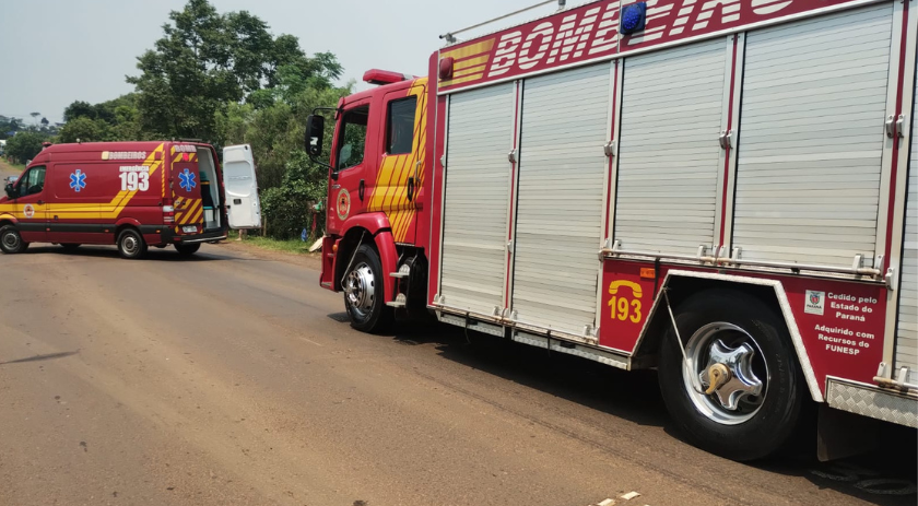 Morador é socorrido após ser esfaqueado pelo irmão no Oeste
