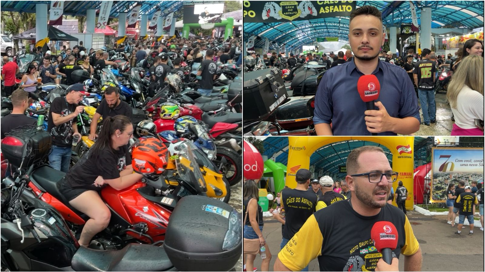 Milhares de pessoas visitam a 19ª edição do Motocão, em São Miguel do Oeste