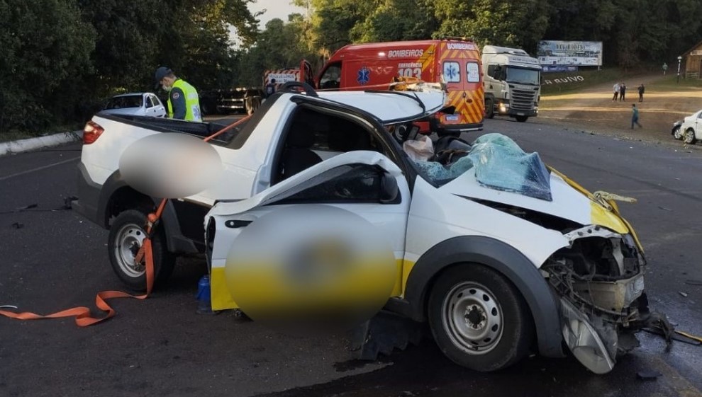 Acidente de Trânsito é registrado nas proximidades do CTG na BR-282