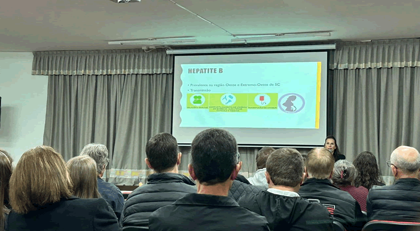 Município realiza palestra sobre hepatites virais com foco multidisciplinar