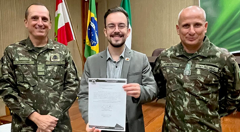 Vinicius Ventura é empossado como Presidente da Junta de Serviço Militar (JSM)