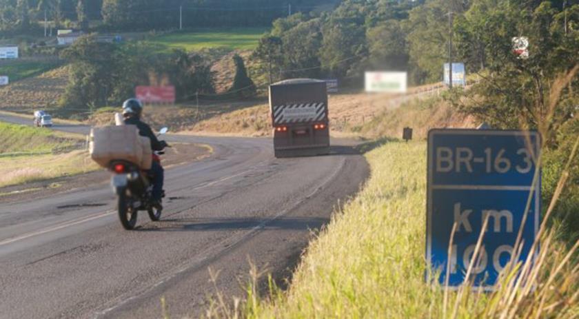 Rodovia BR-163 vai ter detonação de rochas na tarde desta quinta
