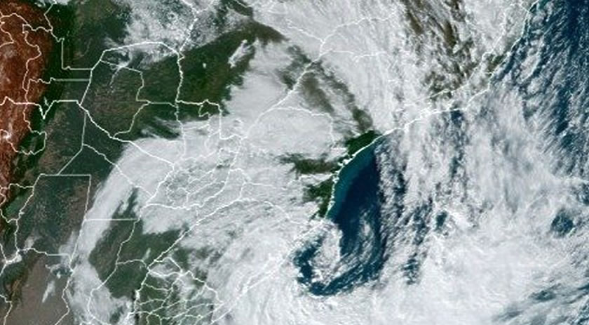 Previsão indica formação de ciclone extratropical no Litoral de SC