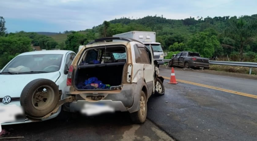 Jovem de SMOeste perde a vida em grave acidente na BR-282
