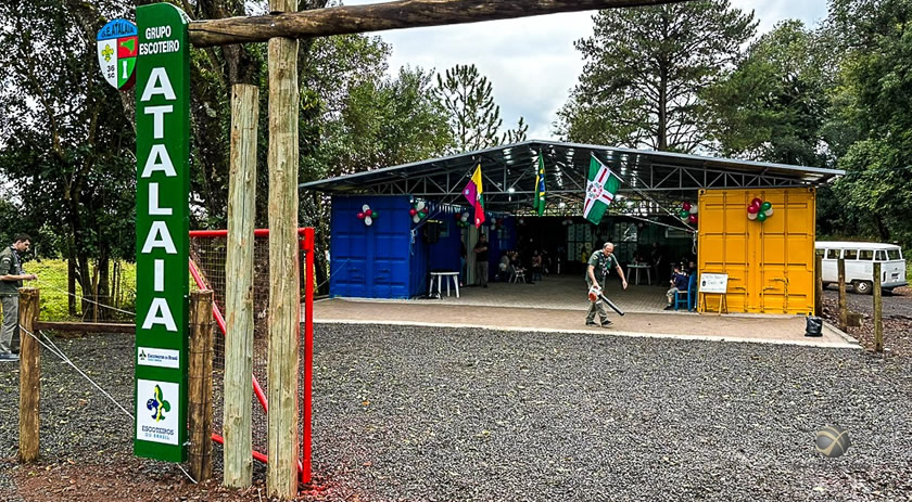Grupo de Escoteiros Atalaia inaugura sede própria em comemoração aos 24 anos de fundação