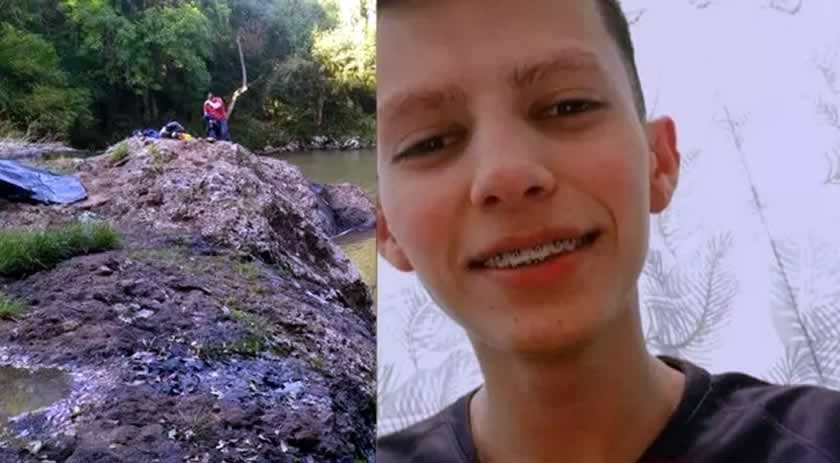 Jovem morre afogado em cachoeira no Oeste de SC