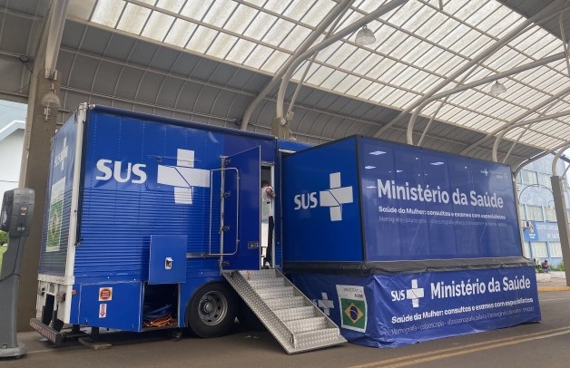 Maravilha tem filas de exames zeradas após passagem da carreta de saúde da mulher do Ministério da Saúde