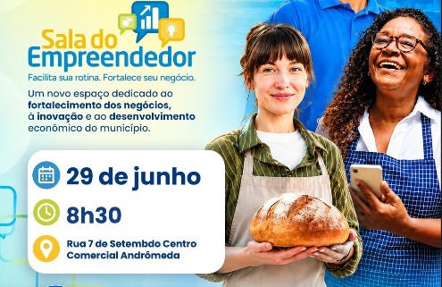 Prefeitura inaugura Sala do Empreendedor para fortalecer os negócios locais