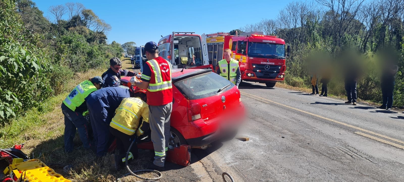 Vítima de acidente de trânsito na BR-163 morre no hospital