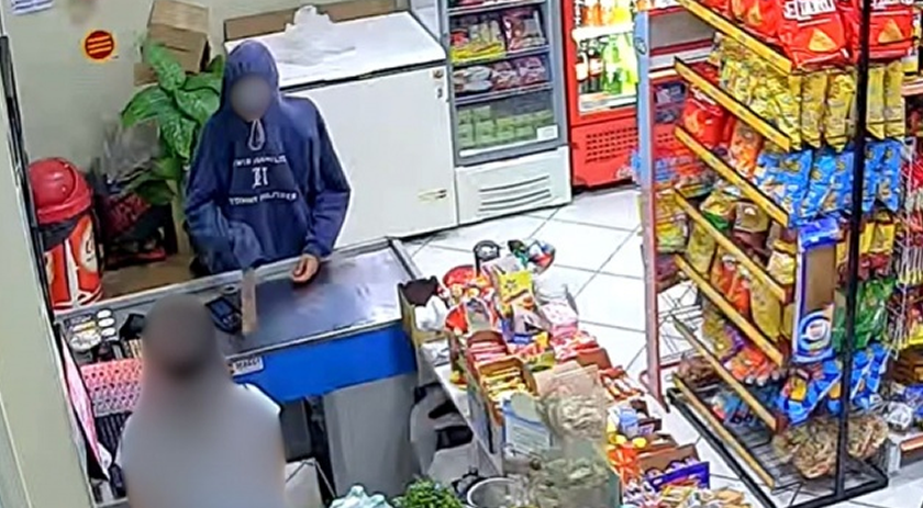 Preso em Balneário Camboriú suspeito de roubo com facão em São Miguel do Oeste
