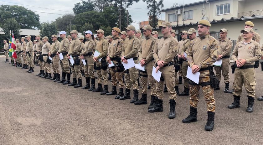 PM forma 46 policiais nos cursos de Aperfeiçoamento de Sargentos e Habilitação de Cabos