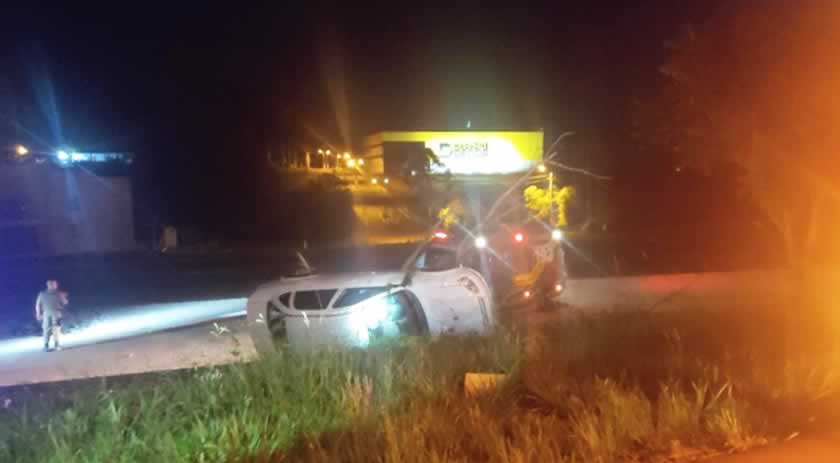 Argentino sofre acidente na BR 163