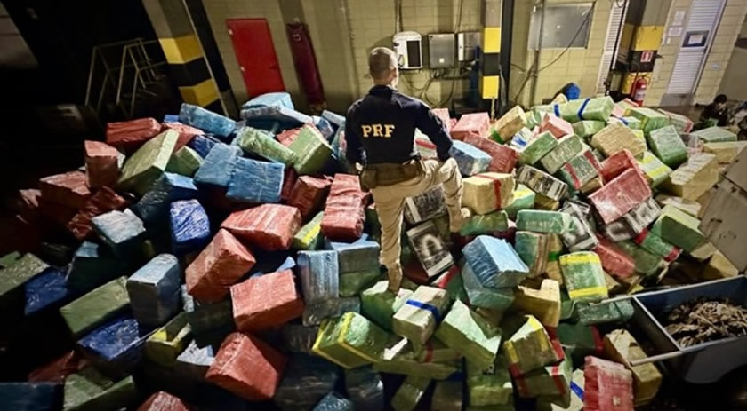 PRF apreende quase 20 toneladas de maconha e realiza a maior apreensão do sul do Brasil em 2024