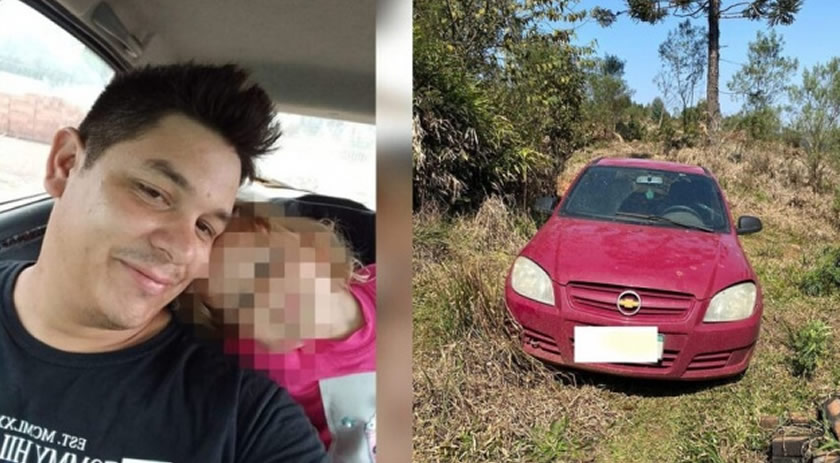 Casal que matou pai e fugiu com criança no Oeste de SC continua foragido da Justiça