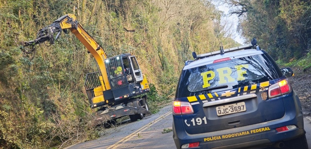 PRF reporta trânsito lento na BR-282 entre Chapecó e Maravilha devido a obras