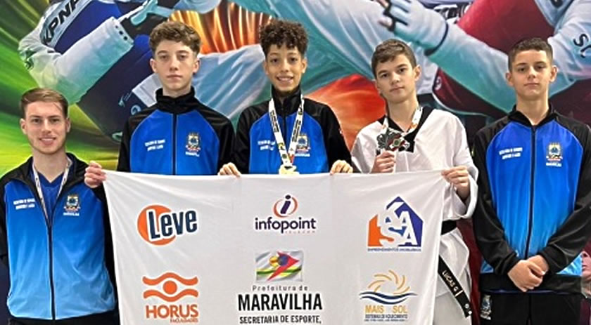 Delegação de Maravilha garante medalhas na Copa Santa Catarina de Taekwondo
