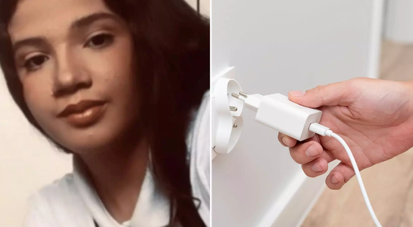 Adolescente morre eletrocutada após usar celular no carregador com o corpo molhado