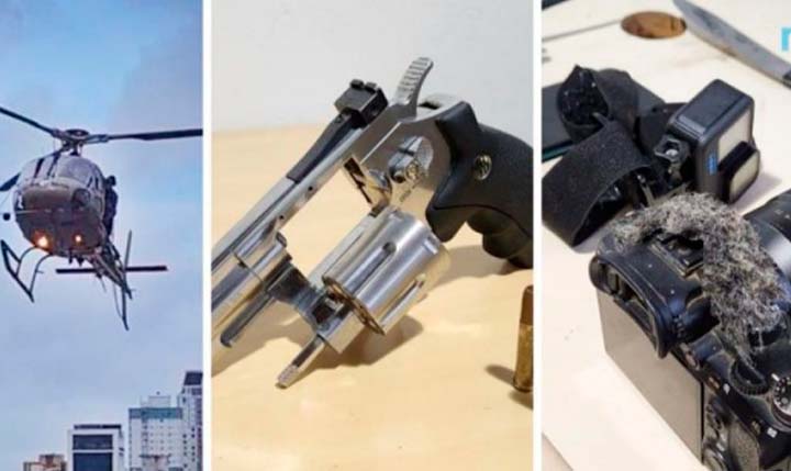 Youtuber simula assalto cinematográfico, mobiliza helicóptero Águia, e acaba preso em SC