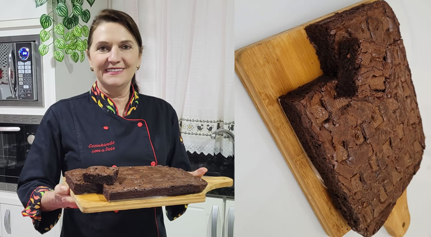 Cozinheira Dete ensina receita de Brownie de Chocolate
