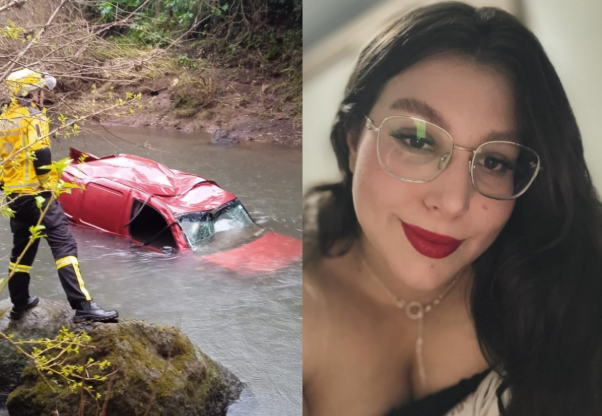 Polícia conclui que jovem encontrada morta em carro submerso foi vítima de feminicídio; marido e sogro são presos no Oeste de SC