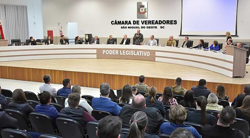 Segurança nas escolas e creches é tema de audiência pública na Câmara de Vereadores