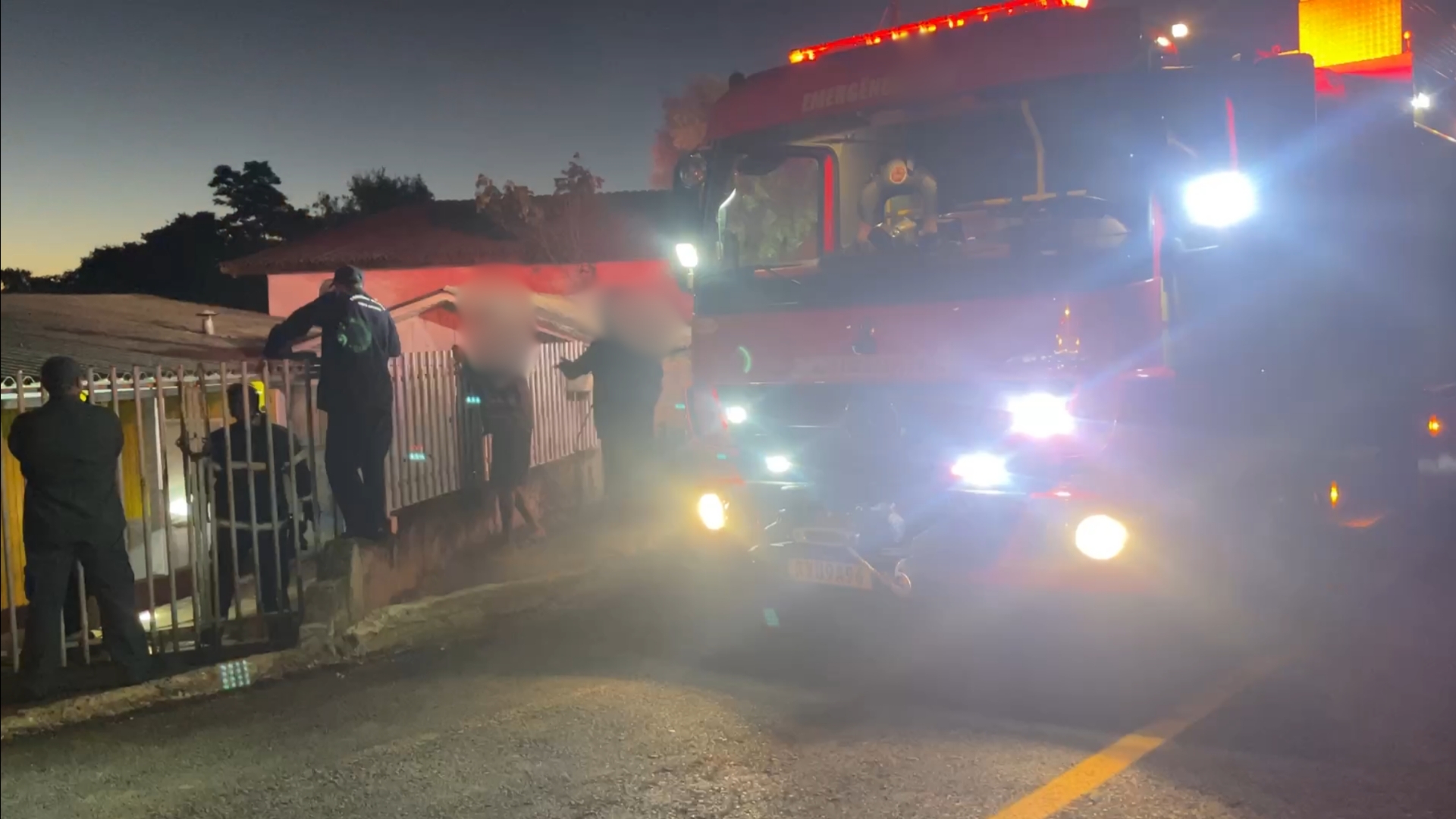 Principio de incêndio é registrado em uma residência no bairro Primeiro de maio