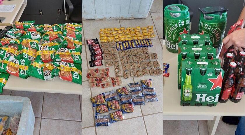 Homens são detidos após furto de cervejas, salgadinhos e doces em Coronel Freitas