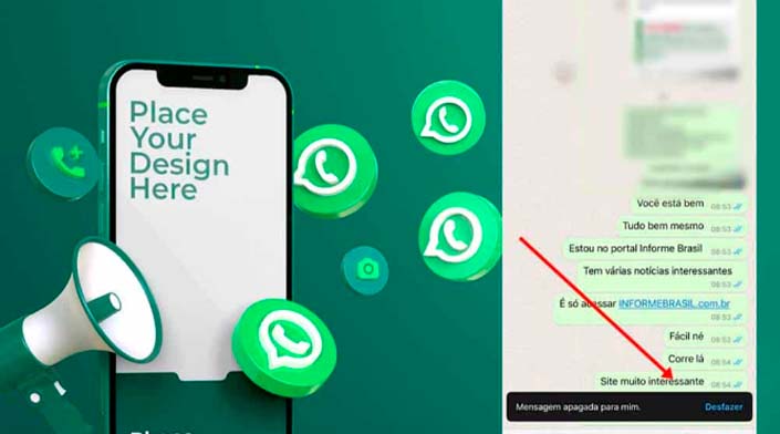 WhatsApp lança nova função e te dá 5 segundos para recuperar mensagens apagadas