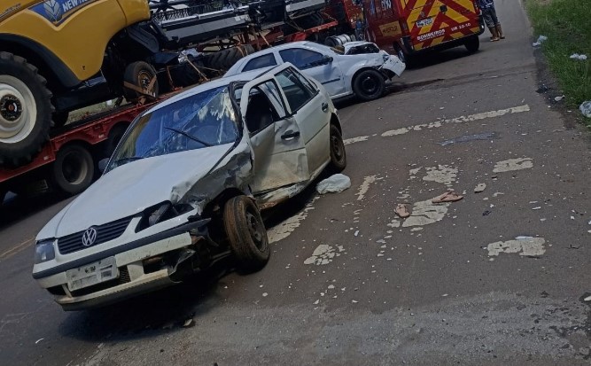 Motorista com sinais de embriaguez abandona local após colisão entre carros na BR-153