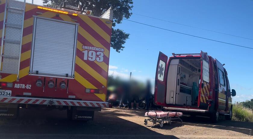 Motociclista se acidenta após tentar desviar de veículo na BR 163, em São Miguel do Oeste