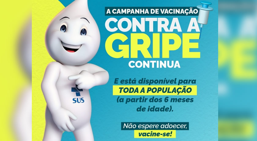 Vacina contra a gripe está liberada para a população em geral
