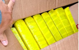 Motorista sem CNH é preso com mais de 50 kg de maconha na BR-282