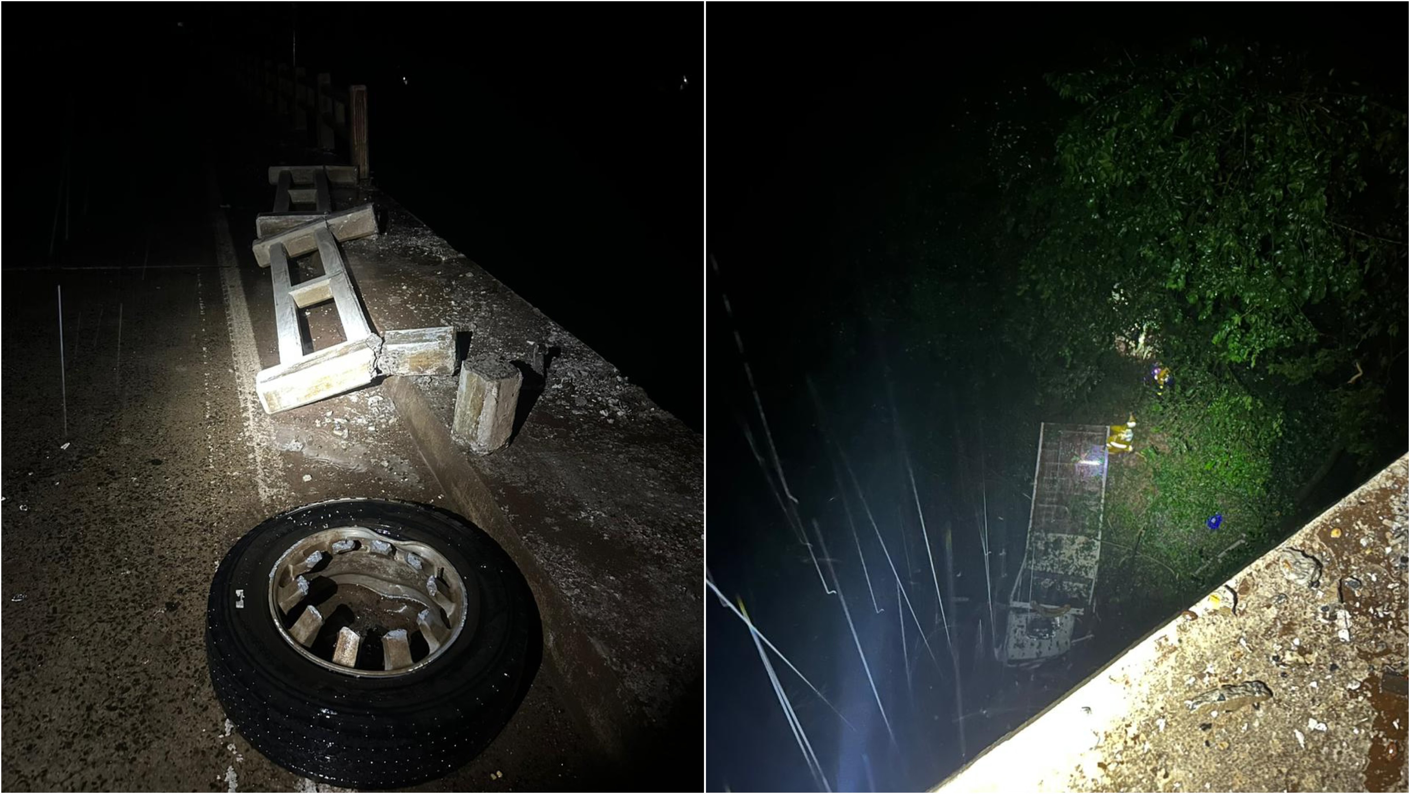 Motorista de São Miguel do Oeste morre após caminhão-guincho cair de ponte da BR 282