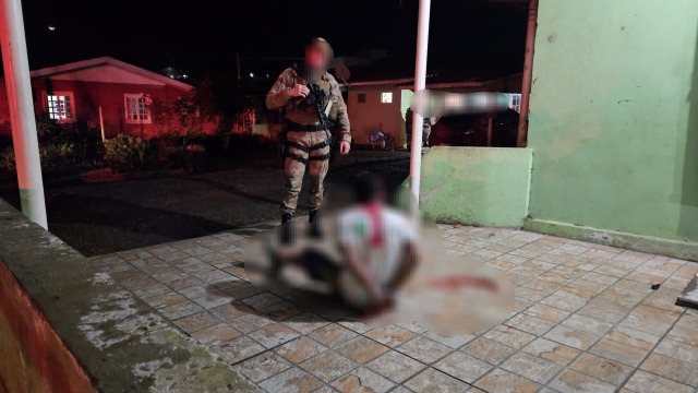 Briga com golpes de facão e pedradas deixa feridos em São Miguel do Oeste