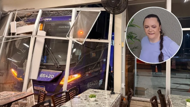 Ônibus invade restaurante às margens da BR-116 e mata gerente