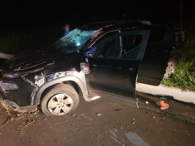 Homem com sinais de embriaguez se envolve em acidente na BR-282